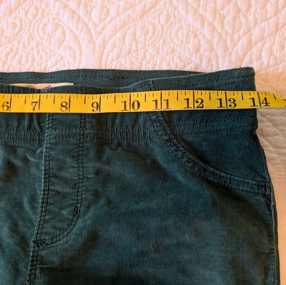 Free People Pull On Flare Corduroys Size 26 Shining Sea Green Color - Picture 3 of 8